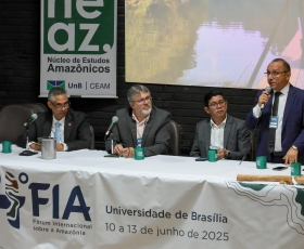 Abertura do 4º Fórum Internacional sobre a Amazônia. 10/06/2025. Foto: Beto Monteiro/Ascom UnB